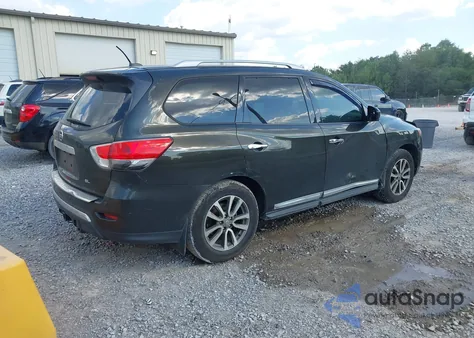 2015 Nissan Pathfinder Sl из США, поврежденный, VIN 5N1AR2MN6FC647985